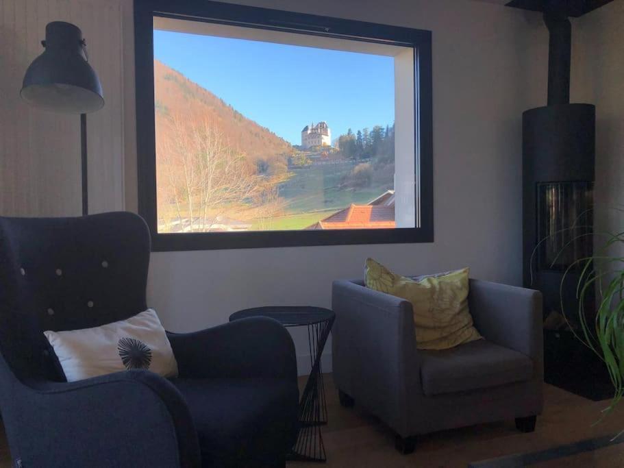 Maison De Vacances 220M2 Vue Lac Et Chateau 망통생베르나드 외부 사진